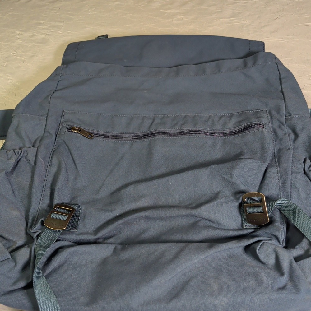 Fjallraven Foldsack No.2 Messenger Bag Cross Body Blue G-1000 Travel Work - Picture 7 of 13